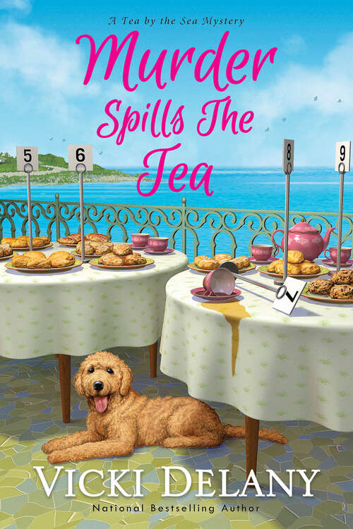 Book cover of Murder Spills the Tea (Tea by the Sea Mysteries #3)