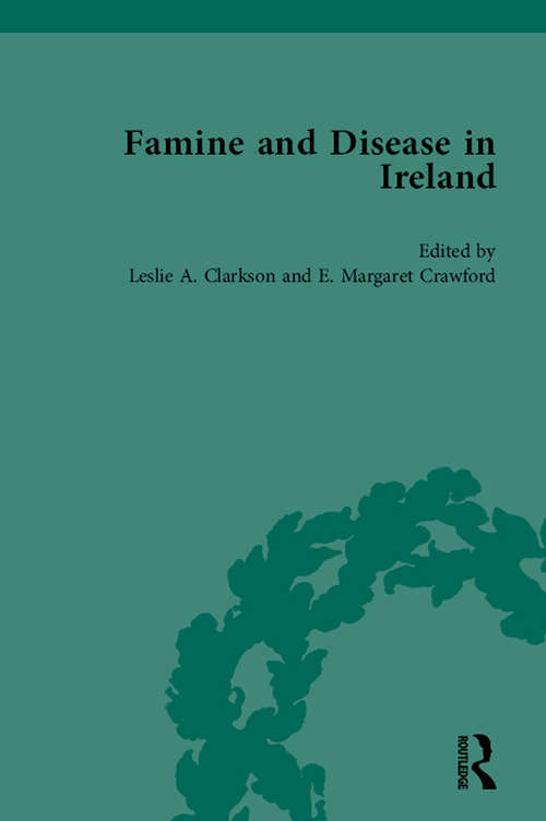 Book cover of Famine and Disease in Ireland, volume III