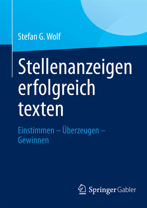 Book cover of Stellenanzeigen erfolgreich texten