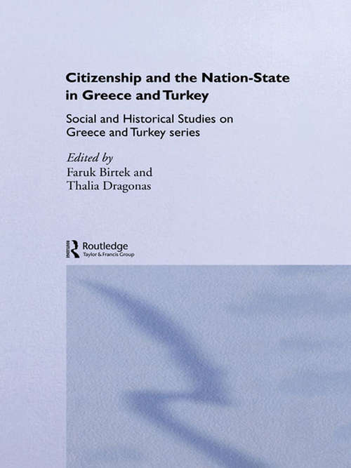 Book cover of Citizenship and the Nation-State in Greece and Turkey