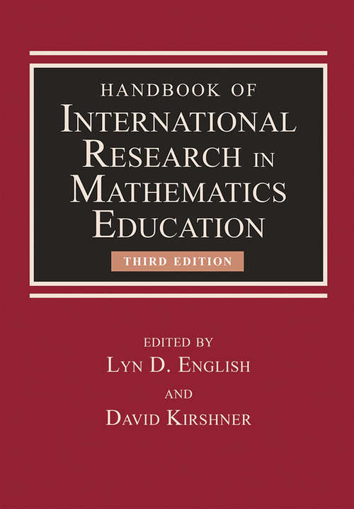 Book cover of Handbook of International Research in Mathematics Education (3) (100 Cases Ser.)