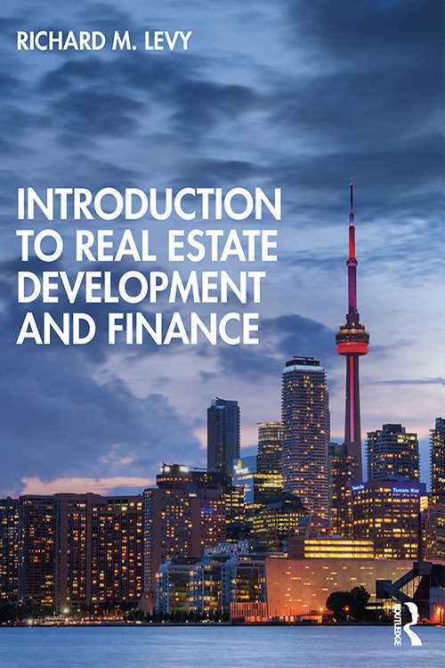 Book cover of Introduction to Real Estate Development and Finance