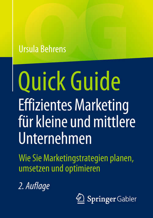 Book cover of Quick Guide Effizientes Marketing für kleine und mittlere Unternehmen