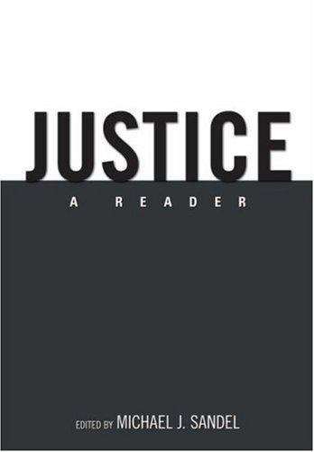 Book cover of Justice: A Reader