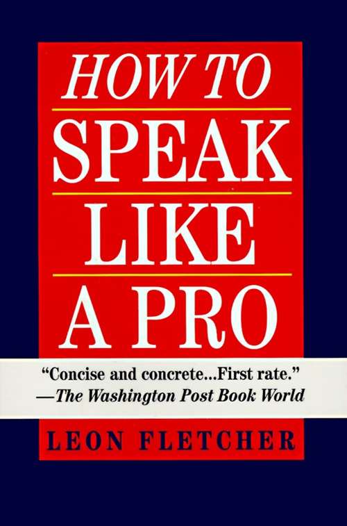 Book cover of How to Speak Like a Pro