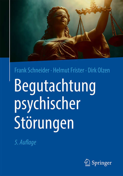 Book cover of Begutachtung psychischer Störungen (5. Auflage 2024)