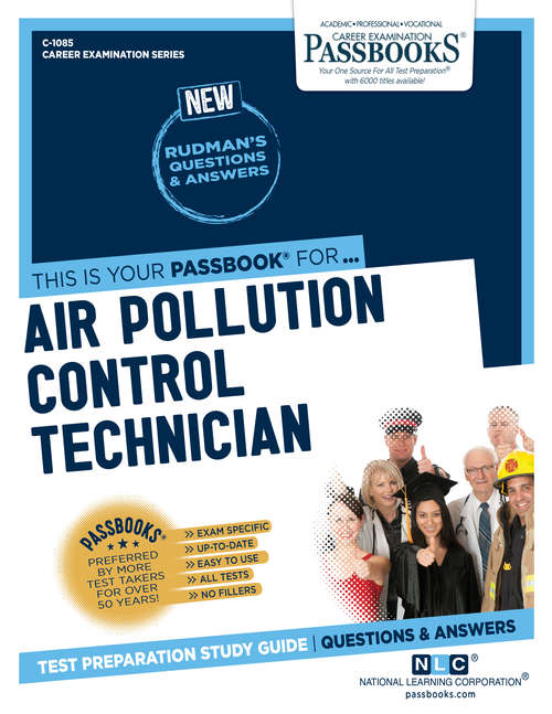 Book cover of Air Pollution Control Technician: Passbooks Study Guide (Career Examination Series)