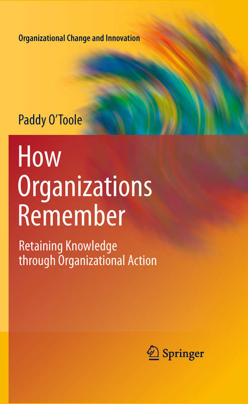 Book cover of How Organizations Remember