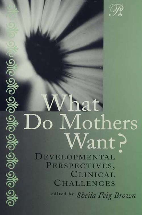 Book cover of What Do Mothers Want?: Developmental Perspectives, Clinical Challenges (Psychoanalysis in a New Key Book Series)