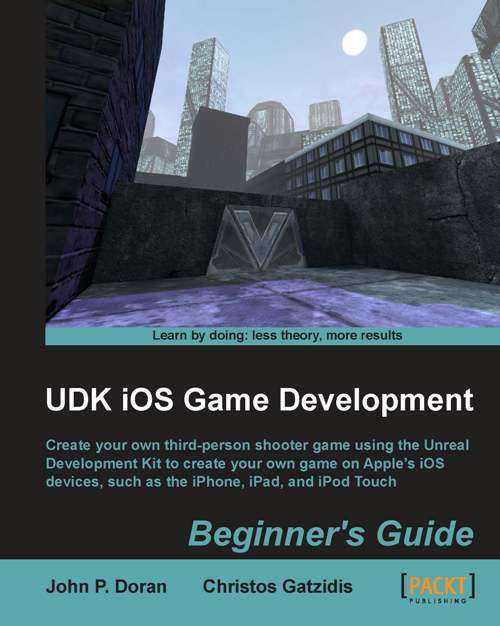 Book cover of UDK iOS Game Development Beginner’s Guide