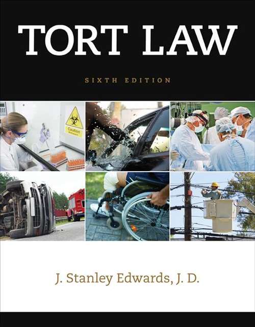 Book cover of Tort Law (Sixth Edition)