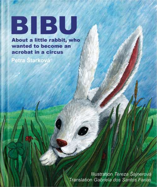 Book cover of Bibu: About a little rabbit, who wanted to become an acrobat in a circus.