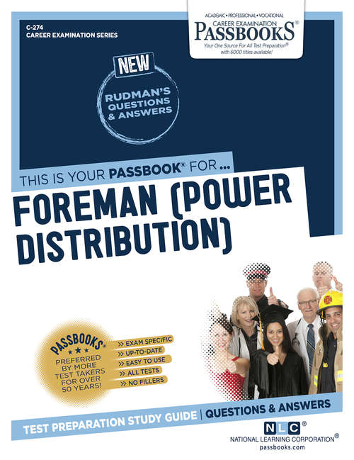 Book cover of Foreman (Power Distribution): Passbooks Study Guide (Career Examination Series: C-1416)