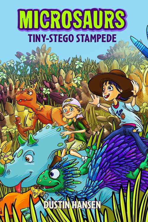 Book cover of Microsaurs: Tiny-Stego Stampede (Microsaurs #4)