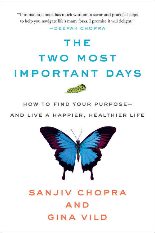 Book cover of The Two Most Important Days: How to Find Your Purpose—and Live a Happier, Healthier Life