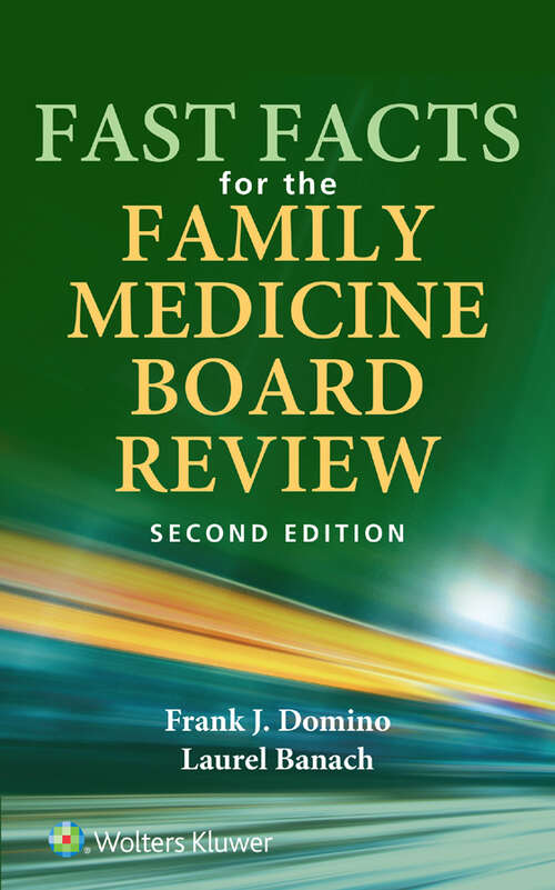 Book cover of Fast Facts for the Family Medicine Board Review