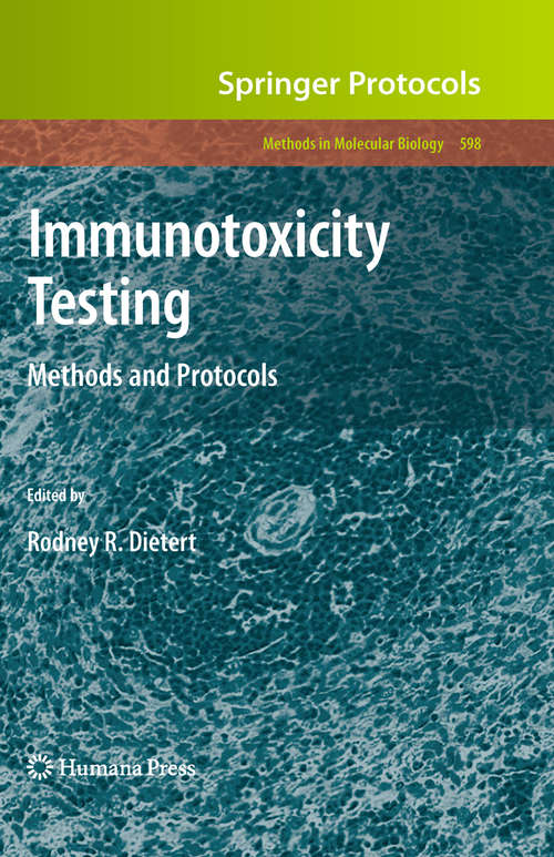 Book cover of Immunotoxicity Testing