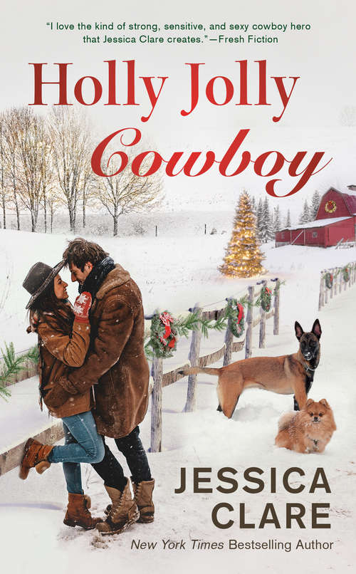 Book cover of Holly Jolly Cowboy (The Wyoming Cowboys Series #7)
