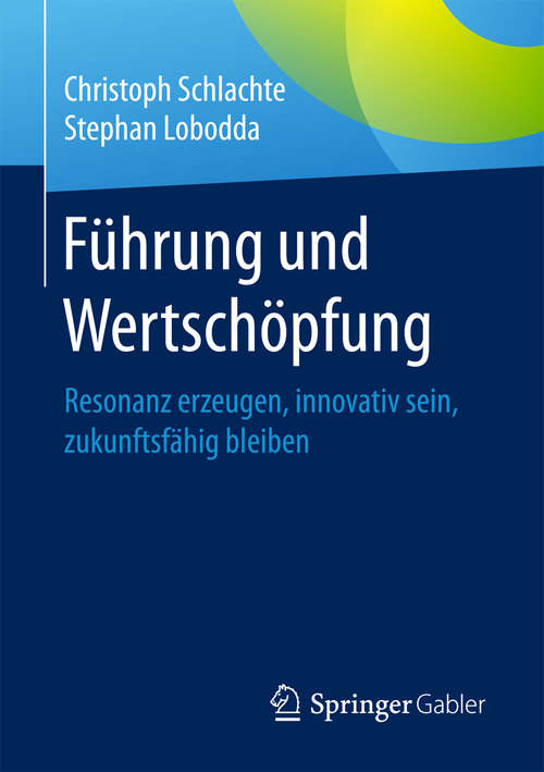 Book cover of Führung und Wertschöpfung