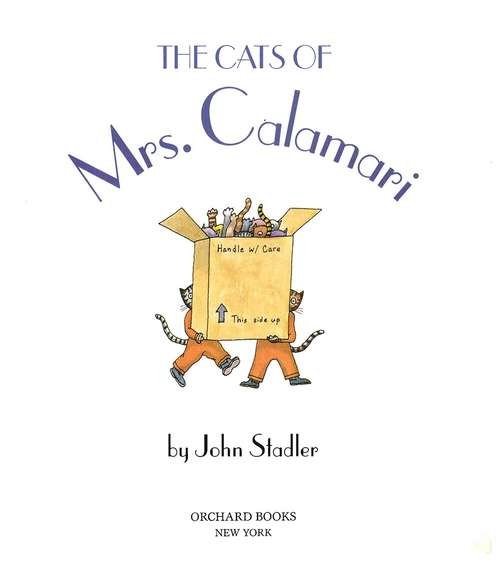 Book cover of The Cats Of Mrs. Calamari