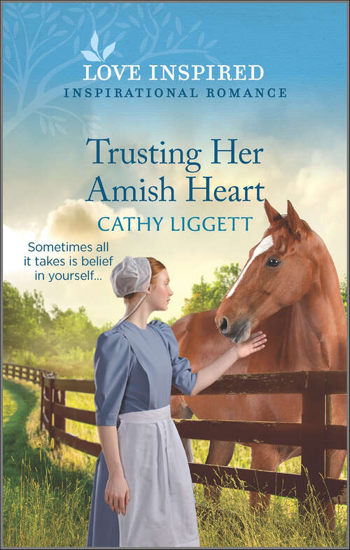 Book cover of Trusting Her Amish Heart: An Uplifting Inspirational Romance (Original)