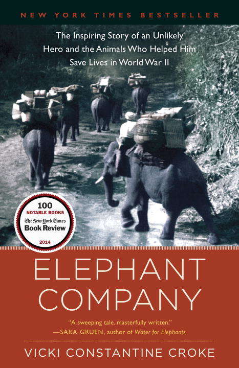 Book cover of Elephant Company: The Inspiring Story of an Unlikely Hero and the Animals Who Helped Him Save Lives in World War II