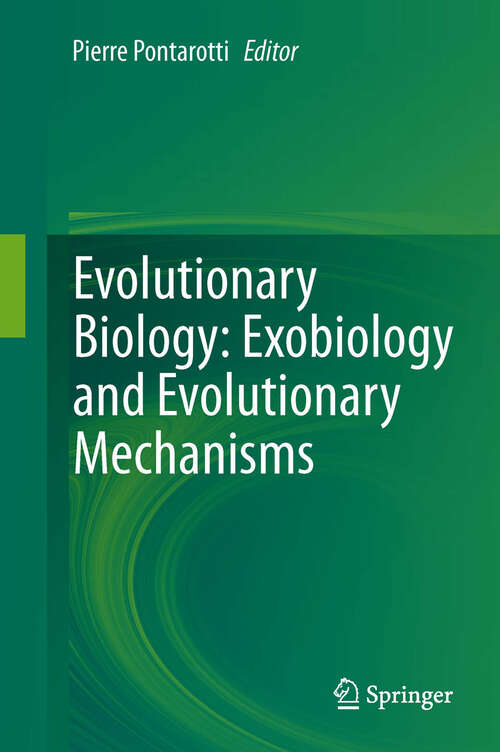 Book cover of Evolutionary Biology: Exobiology and Evolutionary Mechanisms