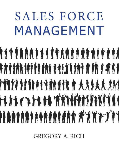 Book cover of Sales Force Management