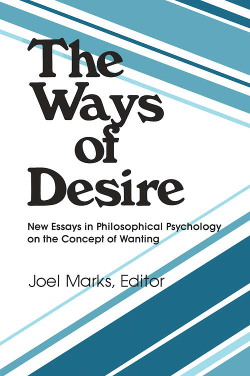 Book cover of The Ways of Desire