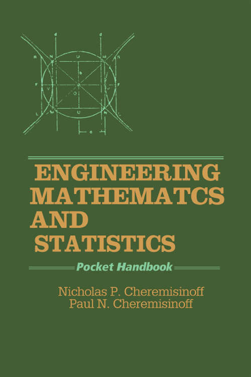 Book cover of Engineering Mathematics and Statistics: Pocket Handbook