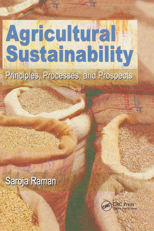 Book cover of Agricultural Sustainability: Principles, Processes, and Prospects