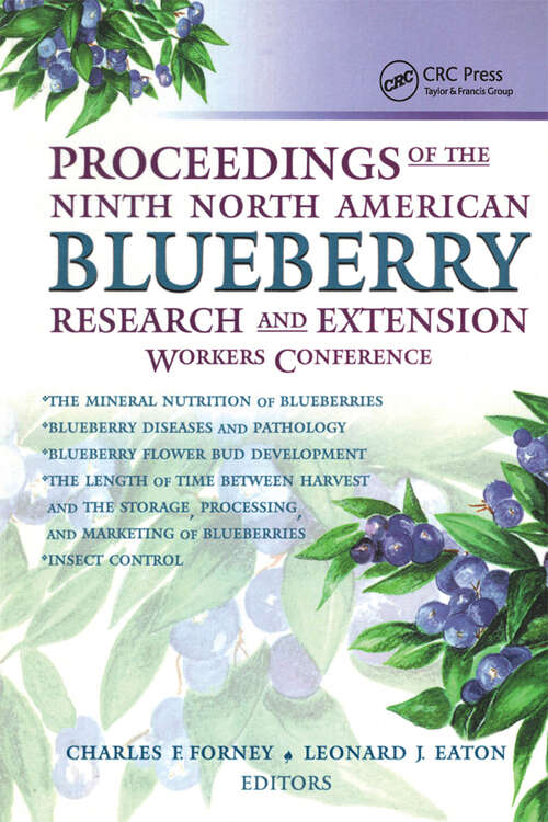 Book cover of Proceedings of the Ninth North American Blueberry Research and Extension Workers Conference