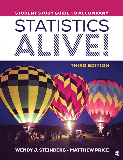 Book cover of Student Study Guide to Accompany Statistics Alive! (Third Edition)