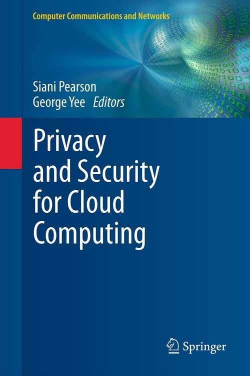 Book cover of Privacy and Security for Cloud Computing