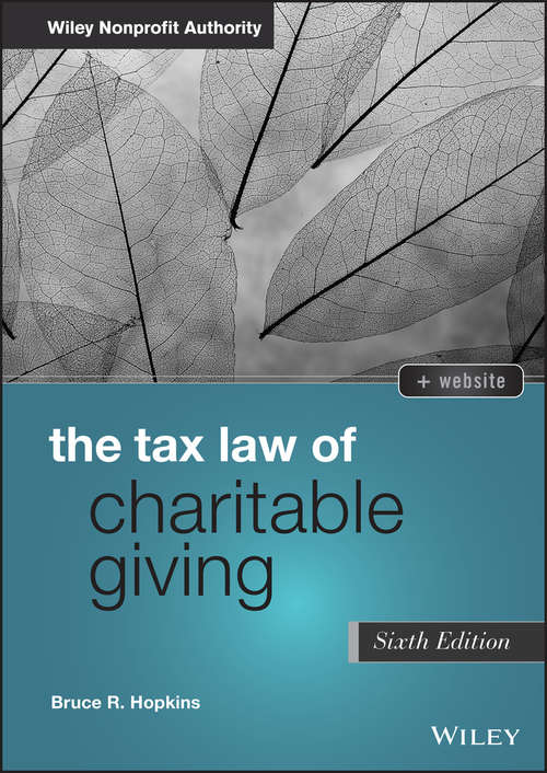 Book cover of The Tax Law of Charitable Giving: 2007 Cumulative Supplement (6) (Wiley Nonprofit Authority)