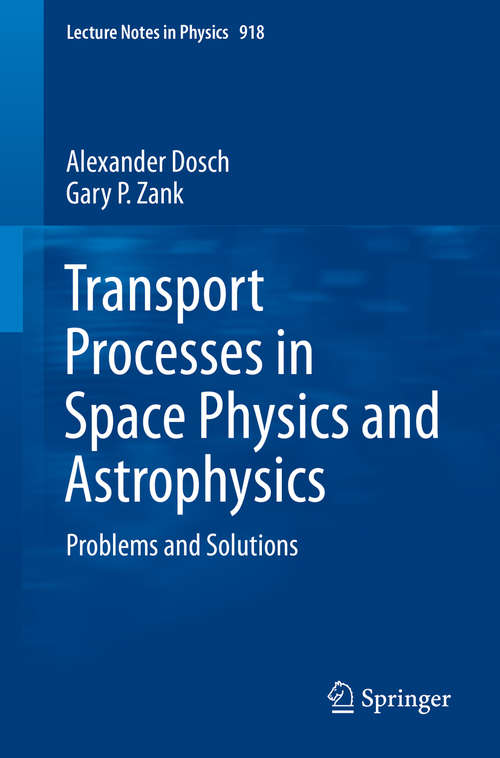 Book cover of Transport Processes in Space Physics and Astrophysics