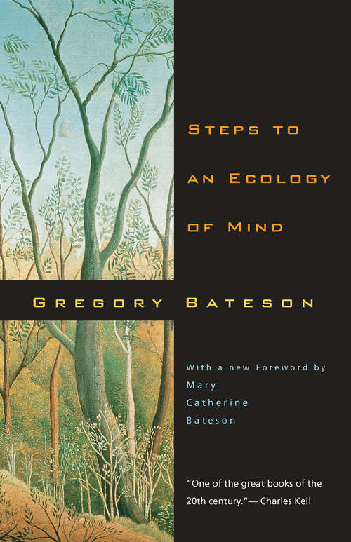 Book cover of Steps to an Ecology of Mind