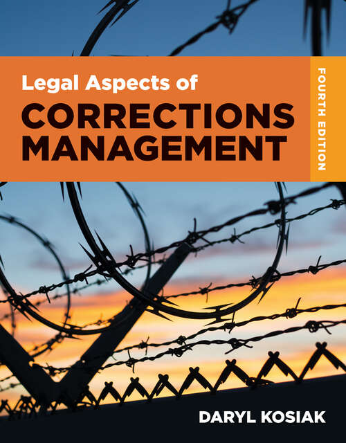 Book cover of Legal Aspects of Corrections Management