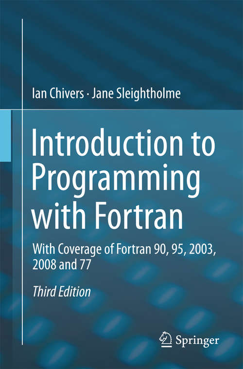 Book cover of Introduction to Programming with Fortran
