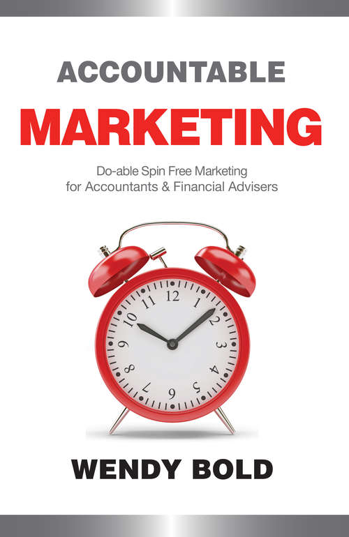 Book cover of Accountable Marketing