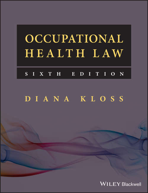 Book cover of Occupational Health Law (6)