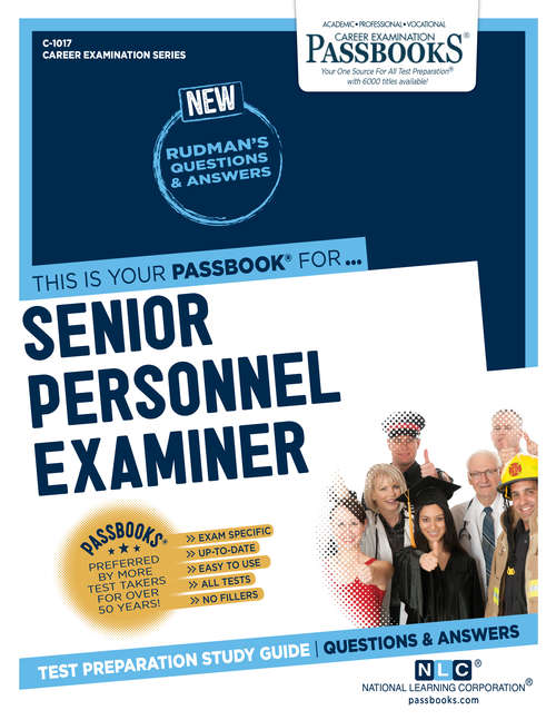 Book cover of Senior Personnel Examiner: Passbooks Study Guide (Career Examination Series)