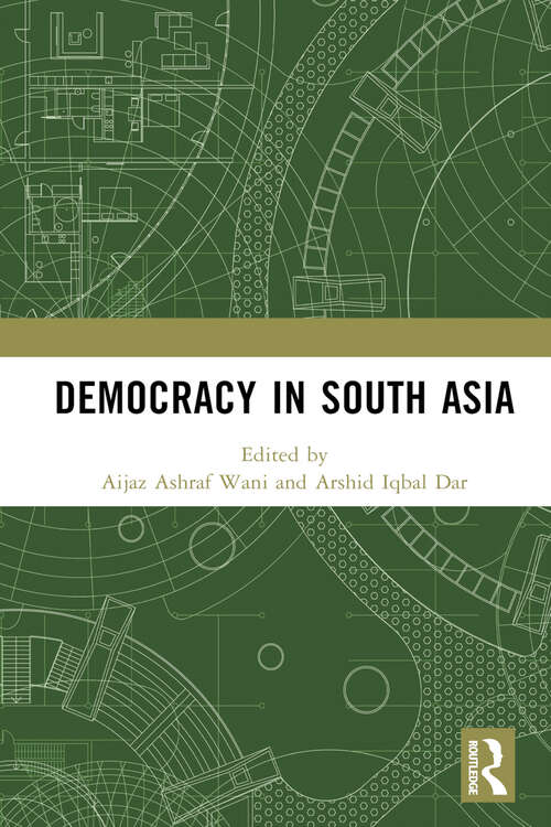 Book cover of Democracy in South Asia