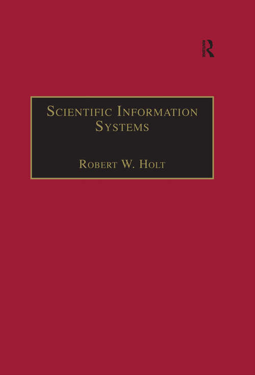 Book cover of Scientific Information Systems