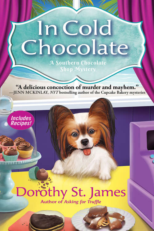 Book cover of In Cold Chocolate (A Southern Chocolate Shop Mystery #3)