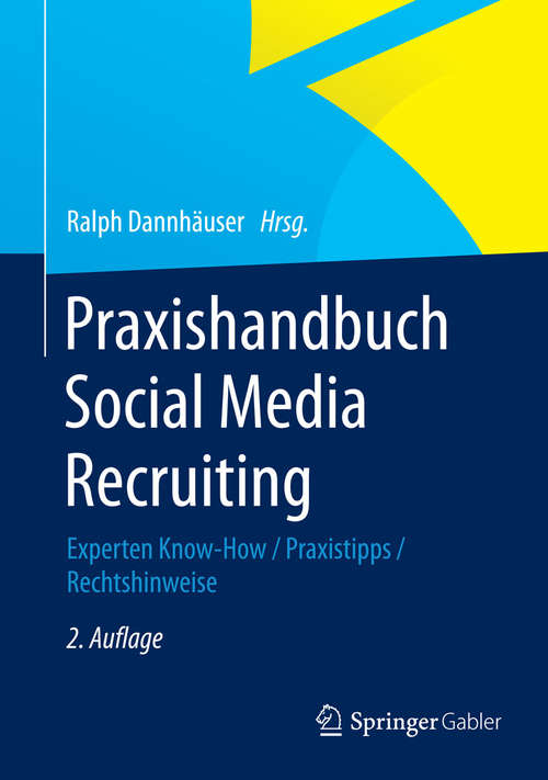 Book cover of Praxishandbuch Social Media Recruiting