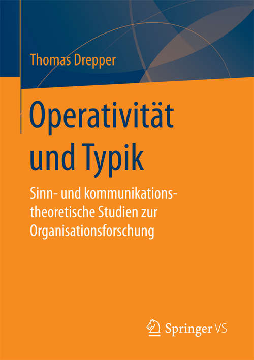 Book cover of Operativität und Typik