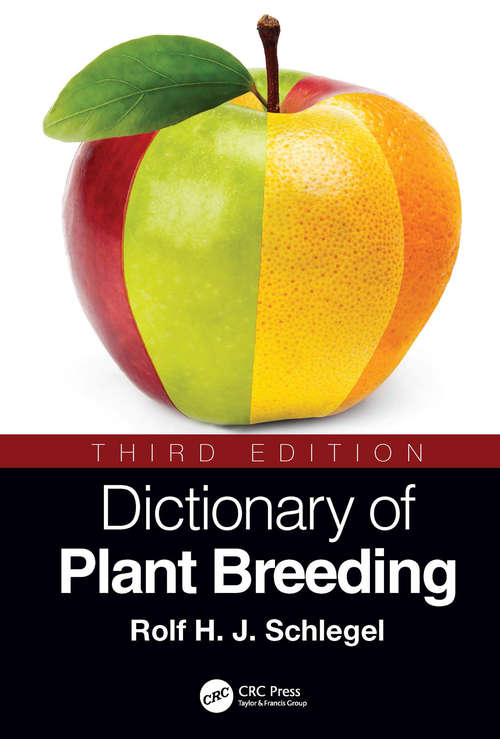 Book cover of Dictionary of Plant Breeding (3)