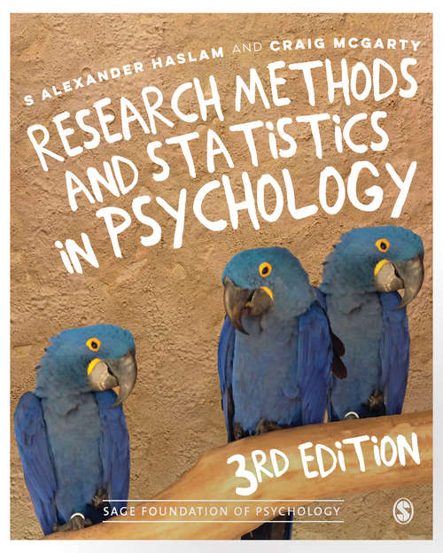 Book cover of Research Methods and Statistics in Psychology (Third Edition) (SAGE Foundations of Psychology series)