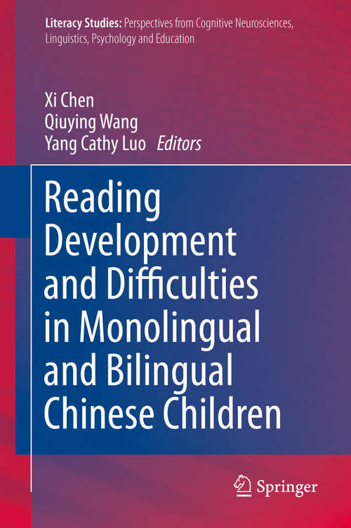 Book cover of Reading Development and Difficulties in Monolingual and Bilingual Chinese Children